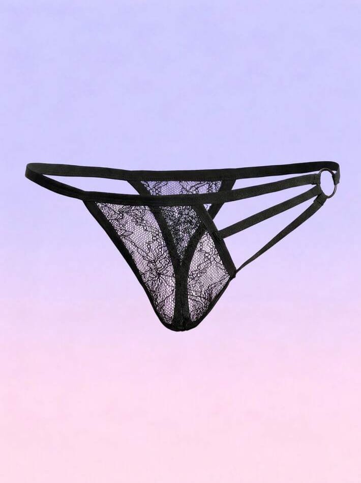 Men's sexy lace hollow out Underwear